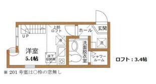 ハーミットクラブハウス伊勢町の物件間取画像